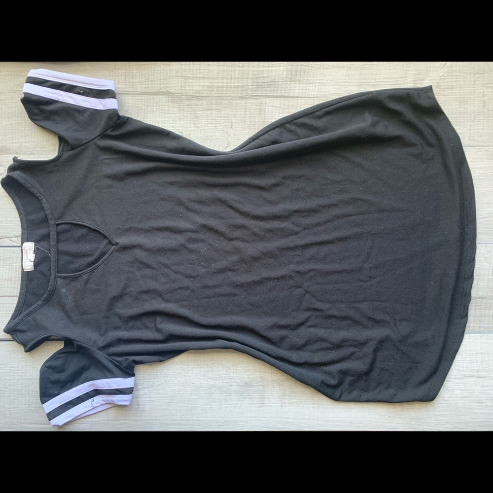 Black and white dress